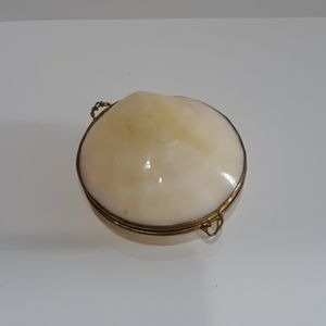 Vtg Seashell Trinket Purse
